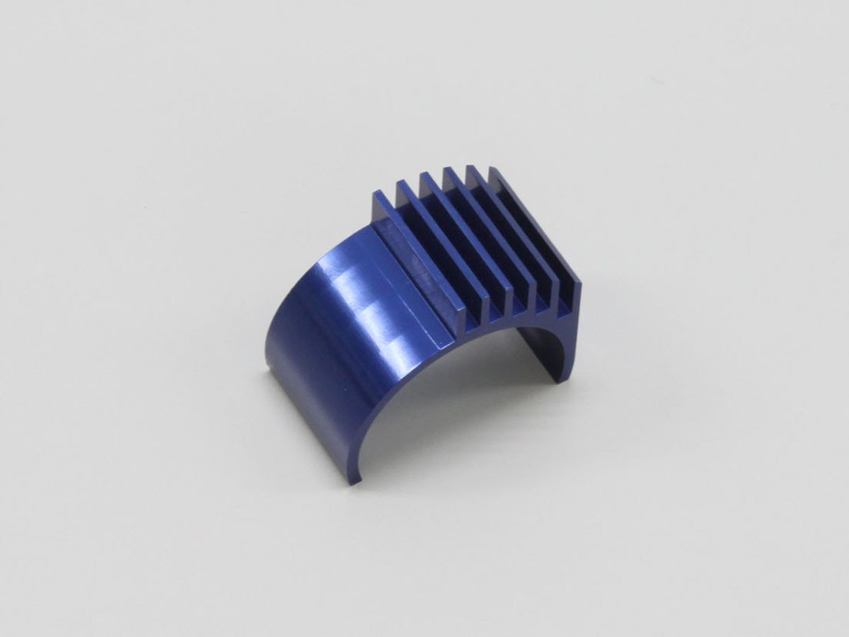 IHW27 Aluminum Motor Heatsink (Half 8/Blue) IHW27  - KYOSHO RC